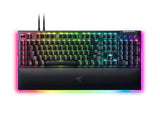 Razer BlackWidow V4 Pro Wired Mechanical Gaming Keyboard: Yellow Mechanical Switches - Linear & Silent - Doubleshot ABS Keycaps - Command Dial - Programmable Macros - Chroma RGB - Magnetic Wrist Rest