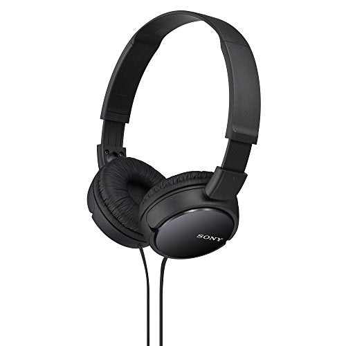 Sony ZX Series Wired On-Ear Headphones, Black MDR-ZX110, 7.87 x 1.81 x 5.87 inches