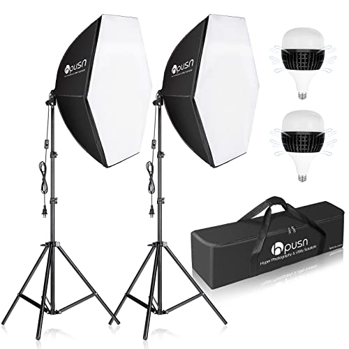 HPUSN Softbox Photography Lighting Kit 30