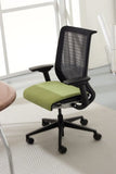 Steelcase Think Chair, Licorice 3D Knit Back with Black Fabric Seat