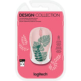 Logitech - Design Collection Limited Edition Wireless Compact Mouse with Colorful Designs - Chirpy Bird