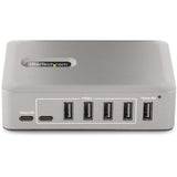 StarTech.com 10-Port USB-C Hub, 8x USB-A + 2x USB-C, Self-Powered w/ 65W Power Supply, USB 3.1 10Gbps Desktop/Laptop USB Hub w/ Charging